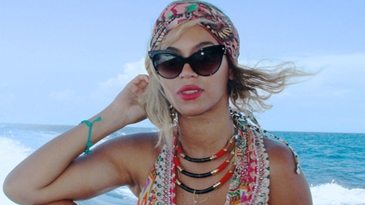 Beyonce till havs. 