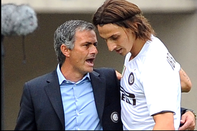 Mourinho och Ibrahimovic i Inter.