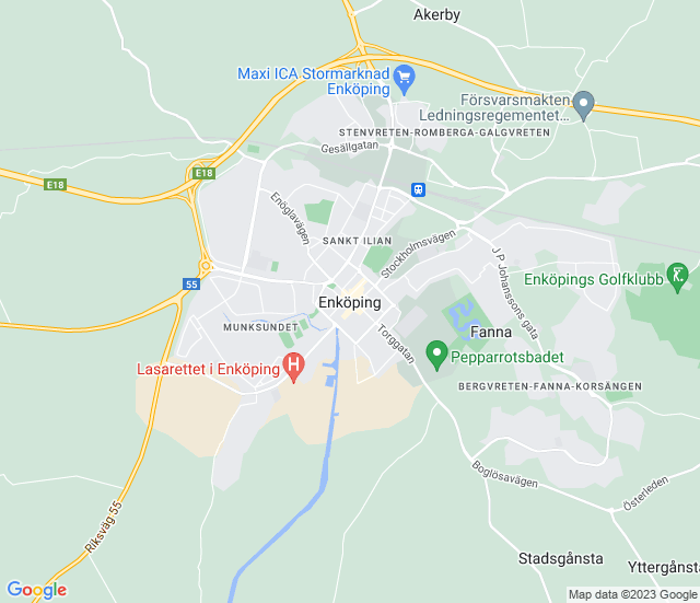 Google maps, Enköping