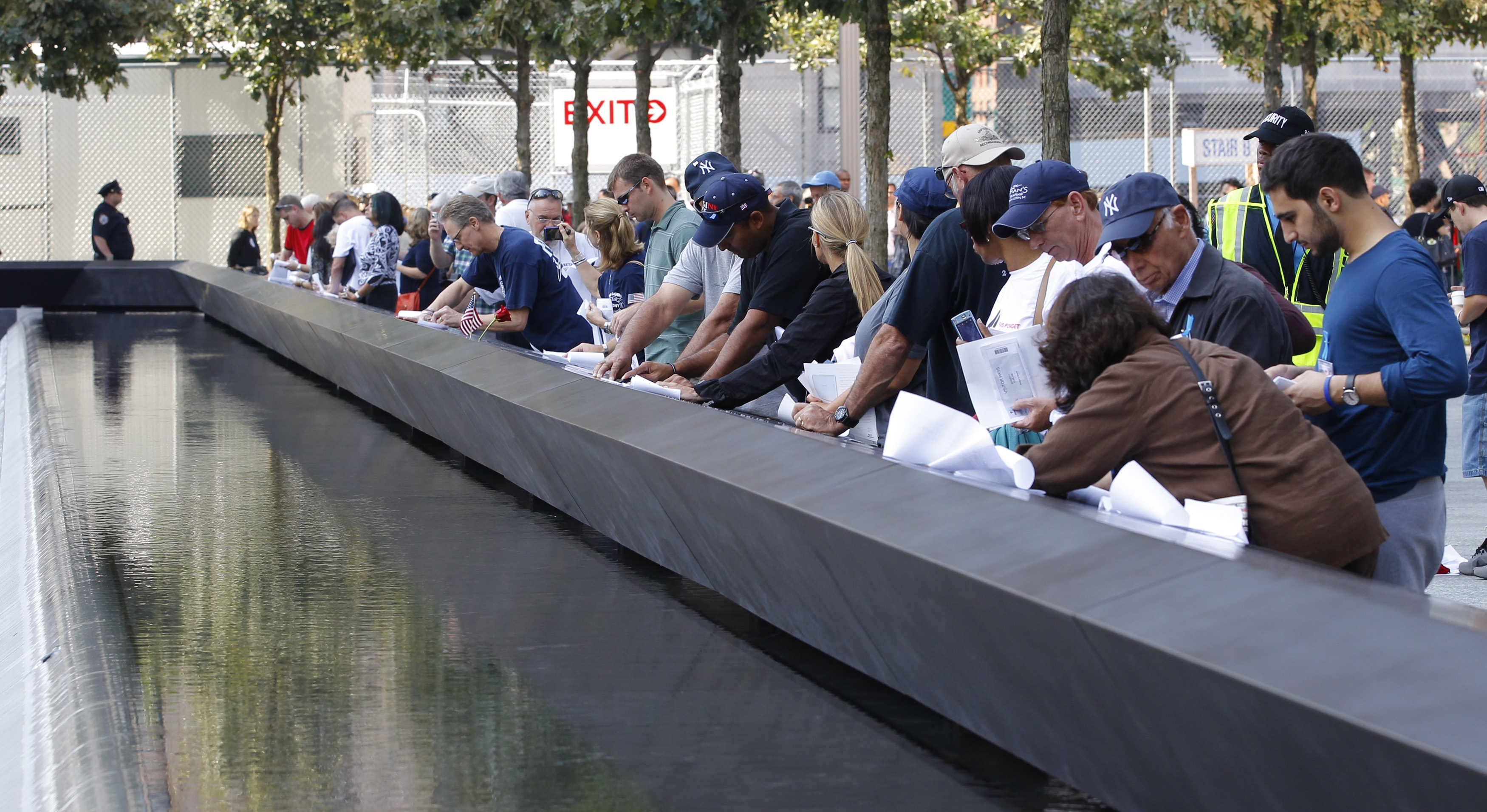 I söndags hedrades offren för terrorattackerna 2001 vid det nyinvigda minnesmonumentet vid Ground Zero i New York.