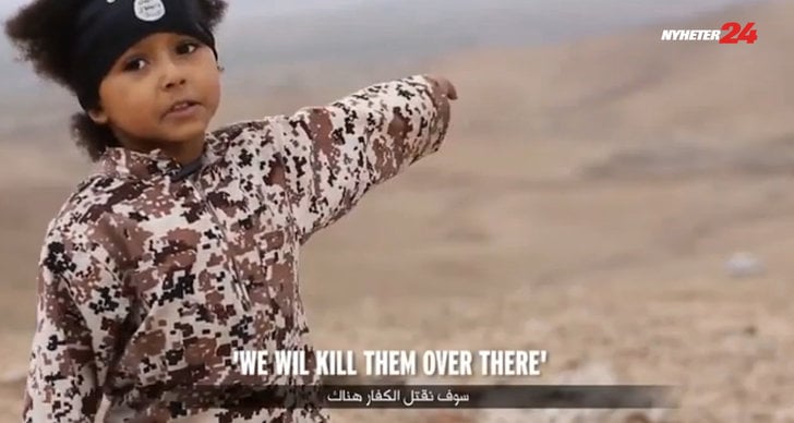 Terrorhot, Barn, Islamiska staten