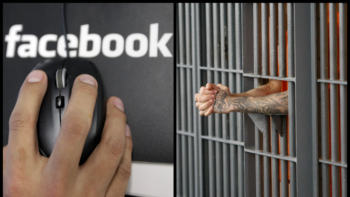 Facebook blev en brottslings fall.