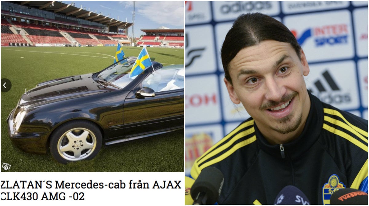 Fotboll, Blocket, Mercedes, Bil, AFC Ajax, Zlatan Ibrahimovic
