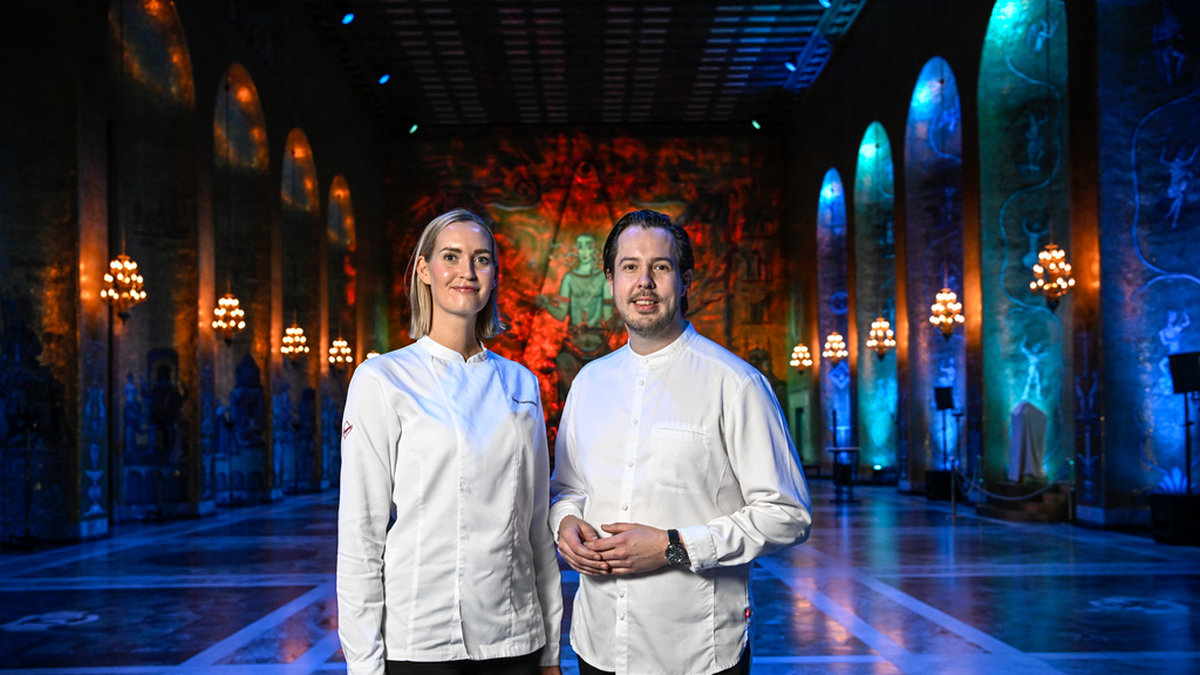 Annie Hesselstad och Jimmi Eriksson samarbetar för att få till en enhetlig meny.