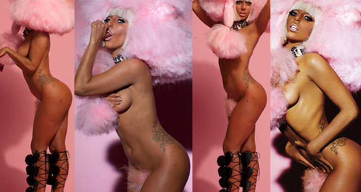 Topless, Lady Gaga, Mario Testino