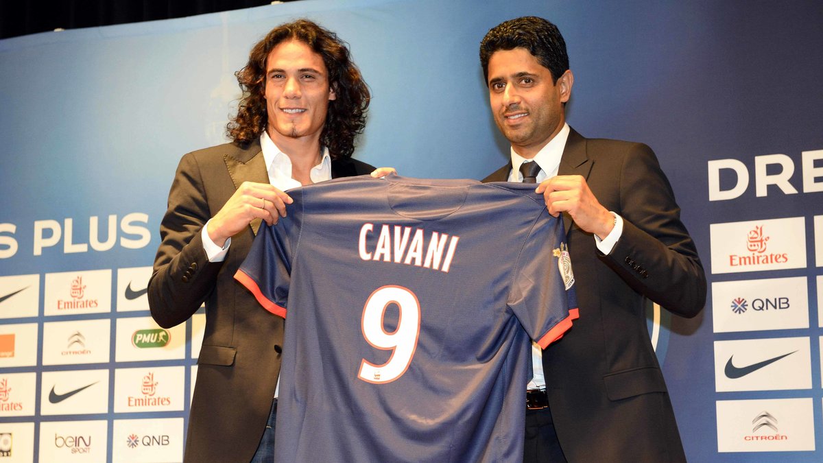 Cavani som PSG köpte för 559 miljoner kronor. 