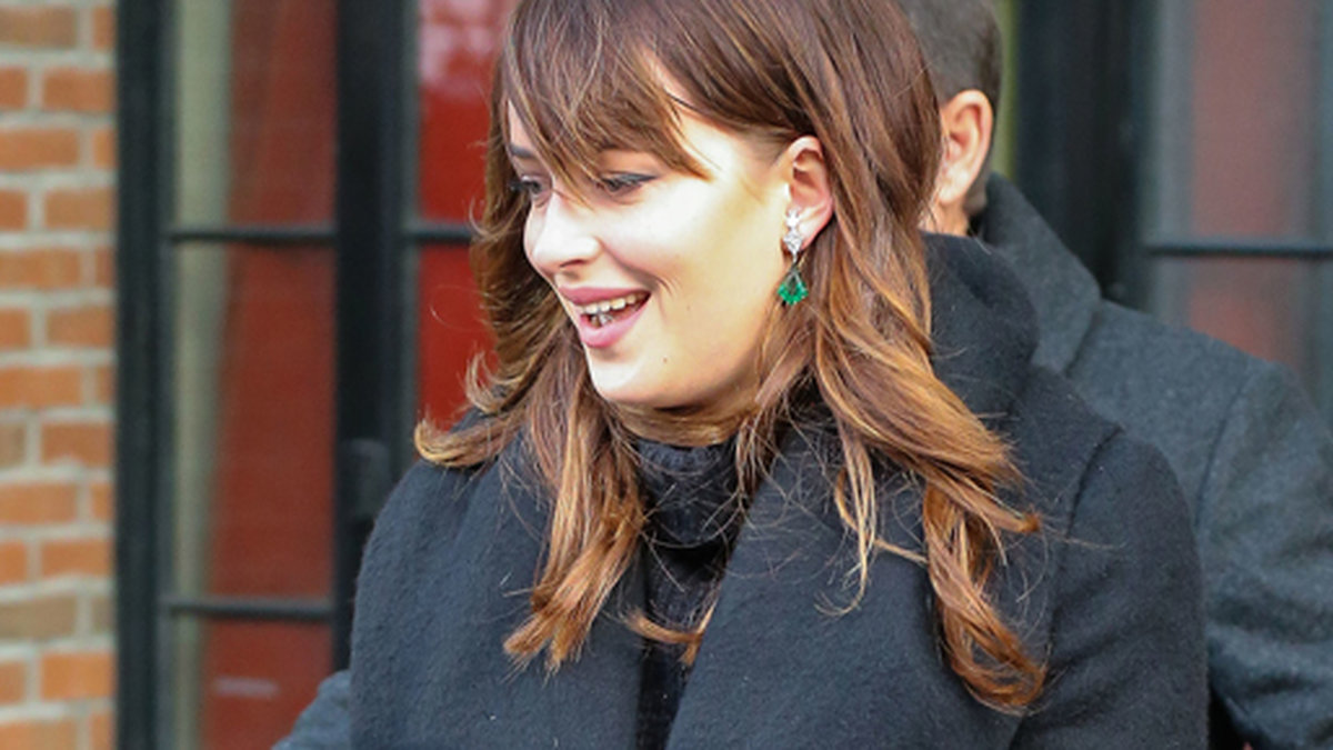 "Fifty shades of Grey"-stjärnan Dakota Johnson i New York.