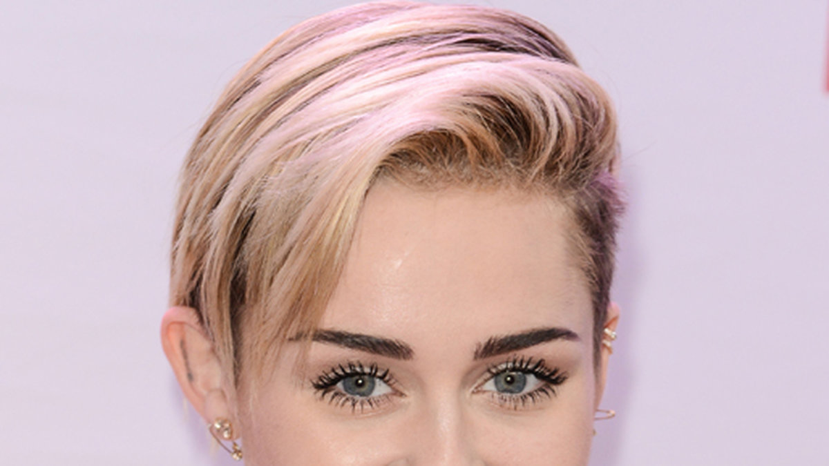 Miley på röda mattan. 