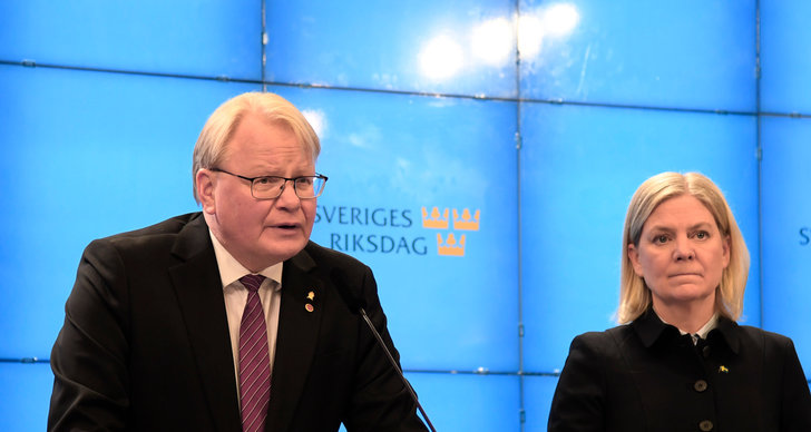Politik, Centerpartiet, Socialdemokraterna, Peter Hultqvist, TT, Sverige, Magdalena Andersson
