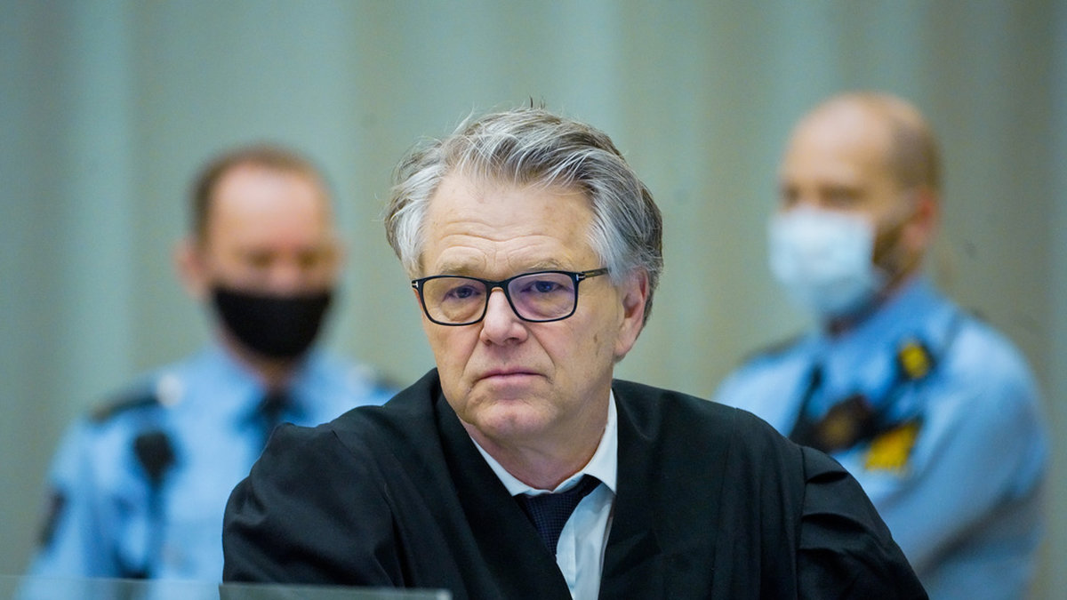 Øystein Storrvik, Anders Behring Breiviks försvarsadvokat, under förhandlingen i tingsrätten. Arkivbild.