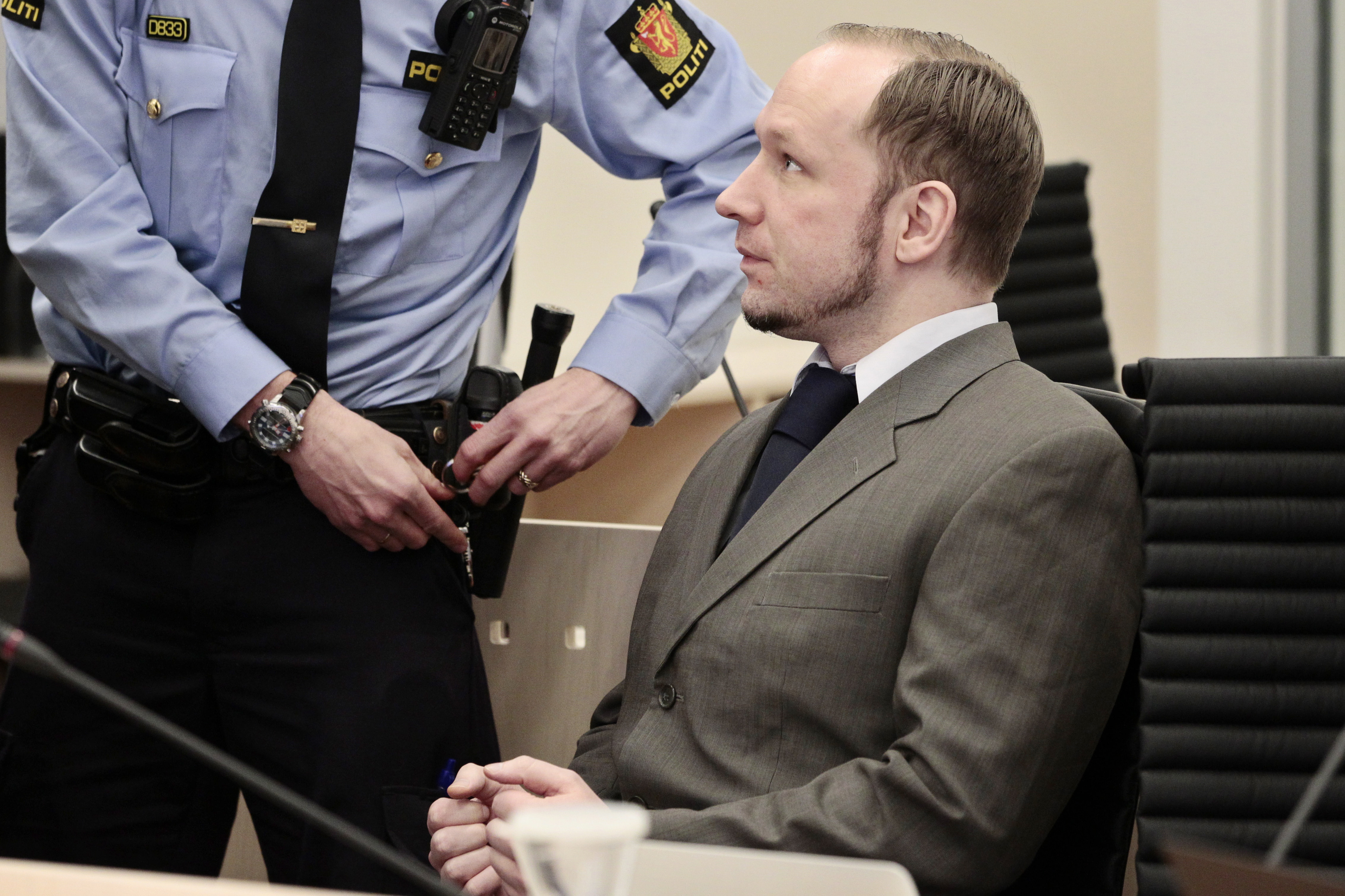 ... Anders Behring Breivik in på sin elfte dag. 