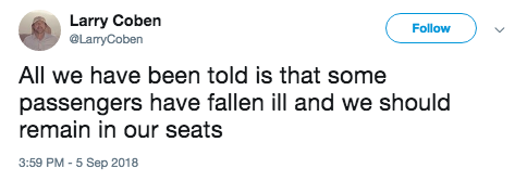 Larry Cobens tweet. Larry Cobens tweet.