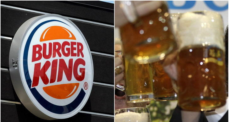 Alkohol, Hamburgare, Ol, Burger King, Restaurang
