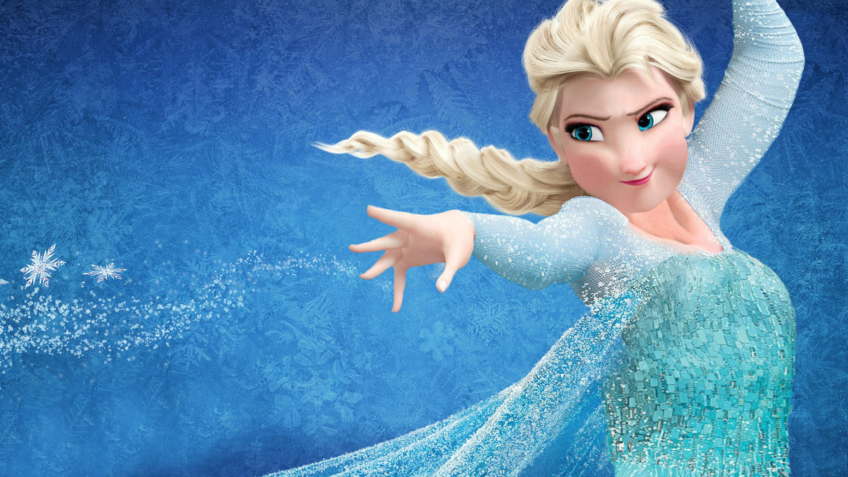 En ny prinsessa är Elsa från Frost - här med ett mer normalt midjemått än i filmen.