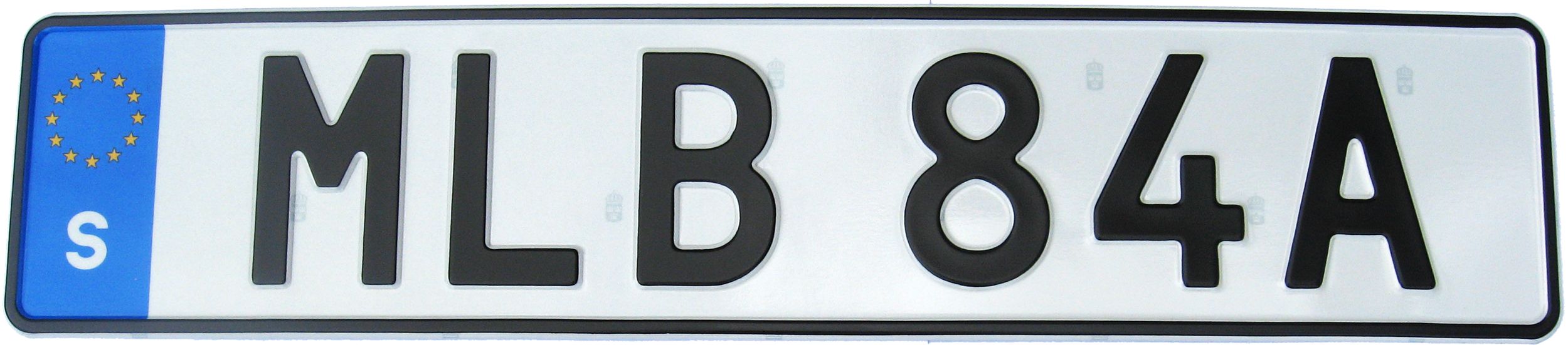 Registreringsskylt Registreringsskylt