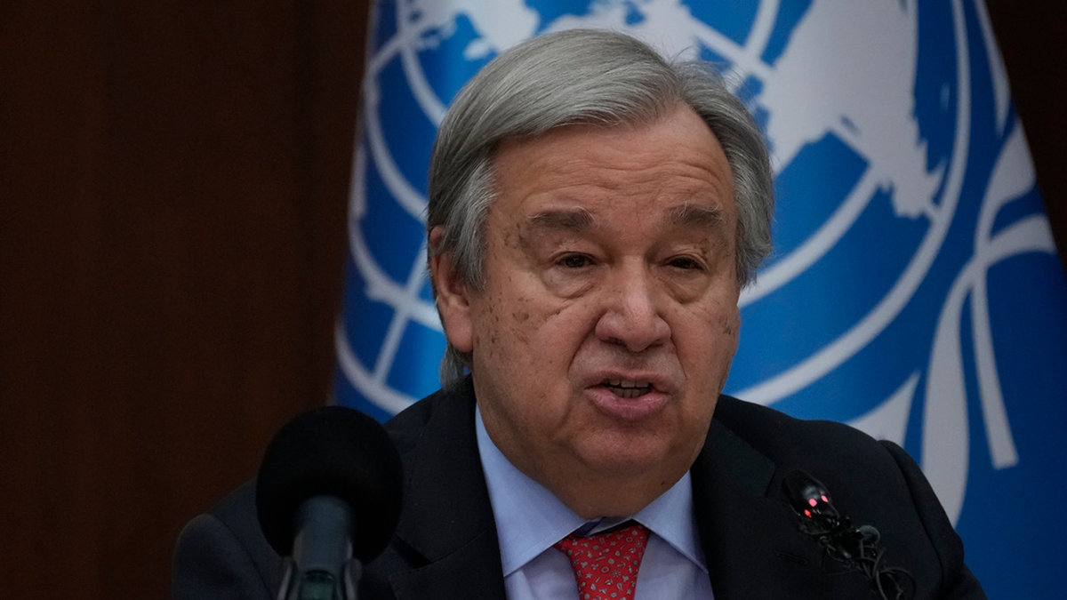 FN-chefen António Guterres har bjudit in till ett klimattoppmöte i New York. Arkivbild.