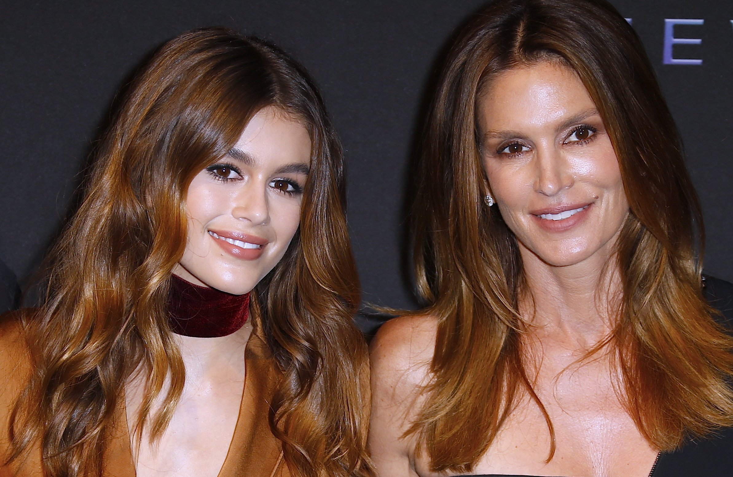 Kaia Gerber och Cindy Crawford. Kaia Gerber och Cindy Crawford.