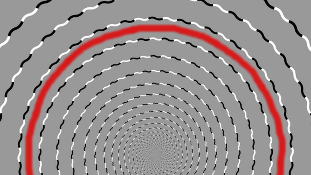 Det är inte en spiral, utan flera cirklar 