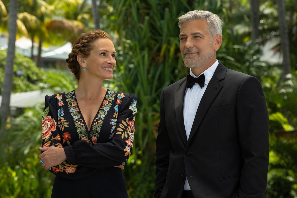 Julia Roberts och George Clooney i 'Ticket to paradise'.