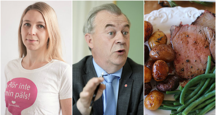 Camilla Björkbom, Djur, Sven Erik Bucht, Djurens rätt, Debatt, köttkonsumtion, Köttätande