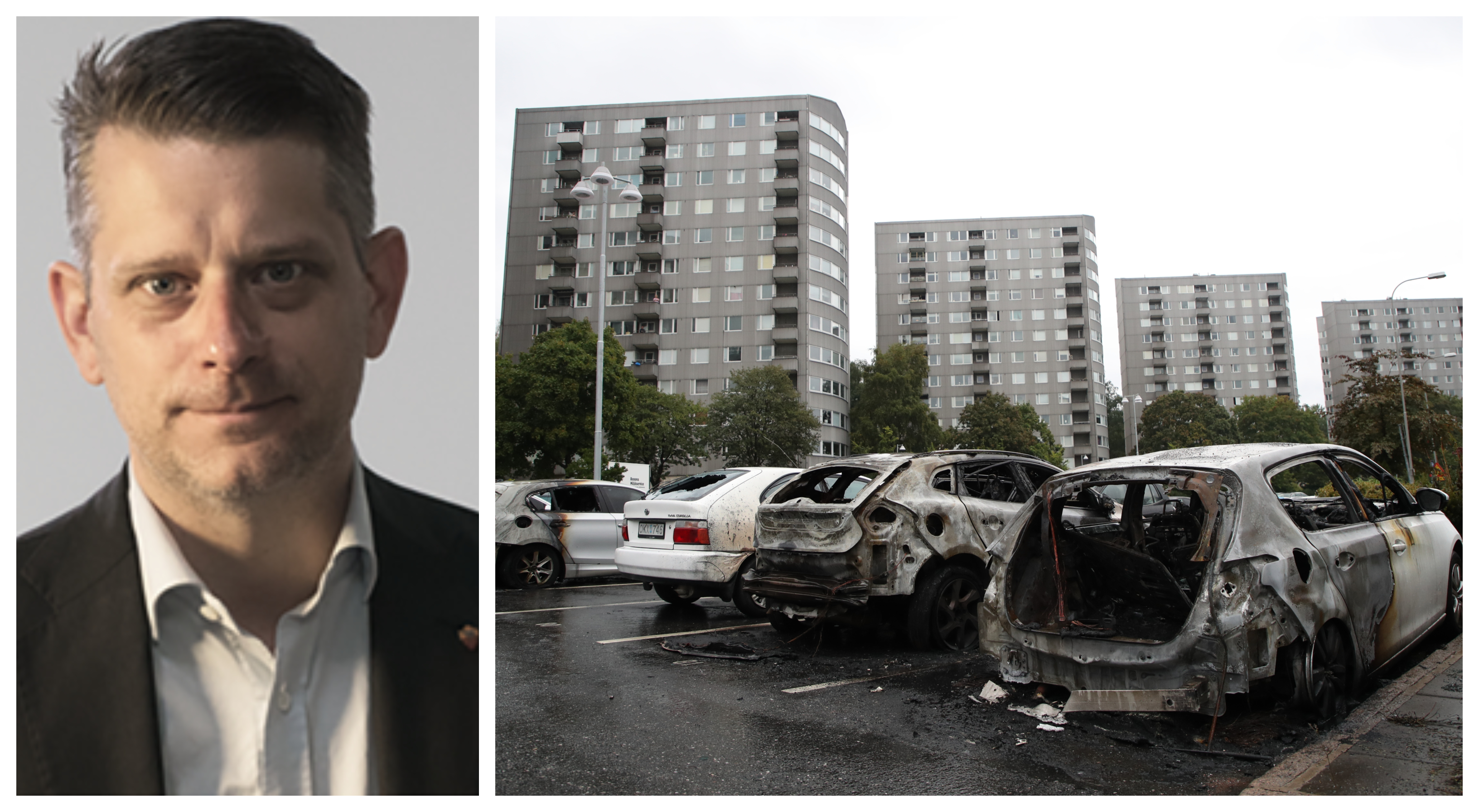 Över 100 bilar vandaliserades 13/8-2018 i Frölunda, Göteborg