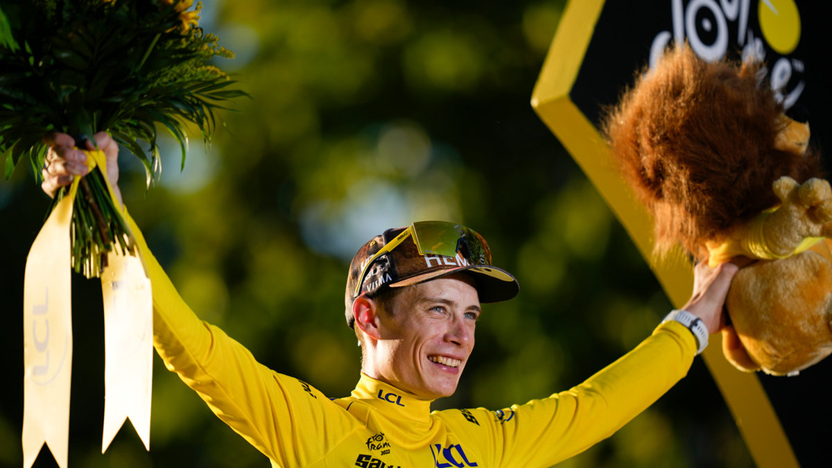 Tour de France-vinnaren Jonas Vingegaard. Arkivbild.
