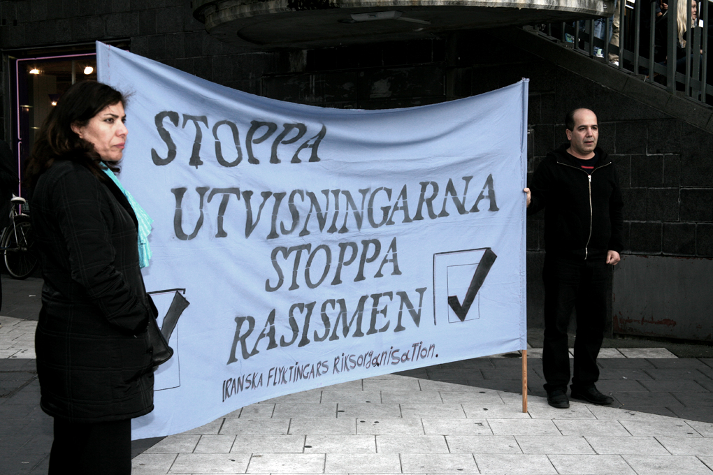 Dror Feiler, Sverigedemokraterna, Riksdagen, Riksdagsvalet 2010, Demonstration, Protester