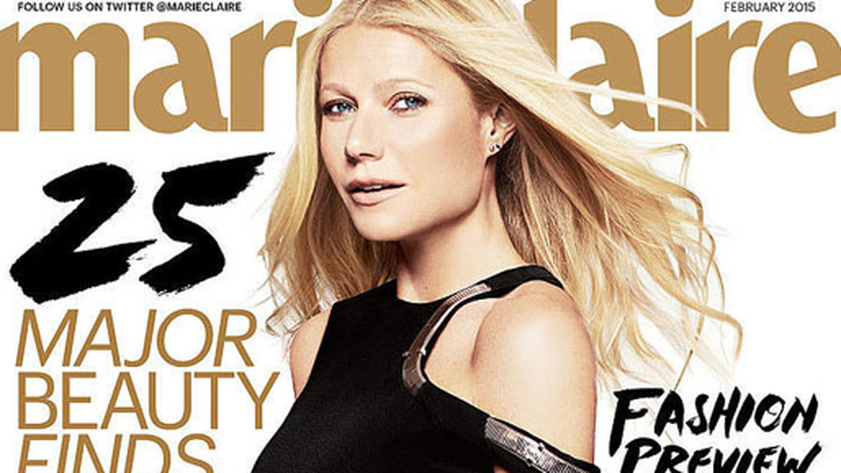 Gwyneth Paltrow på omslaget till Marie Claire. 