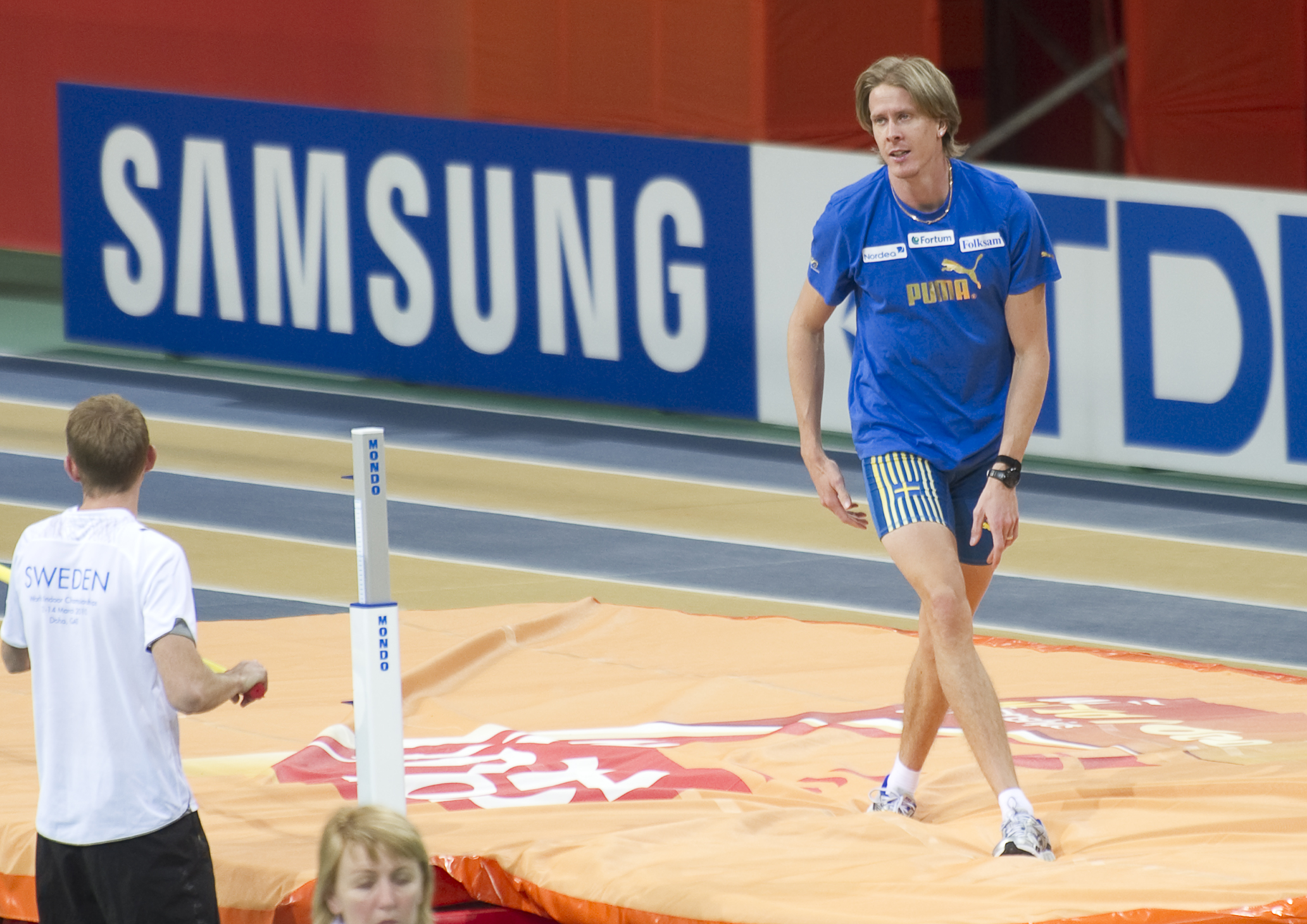 Peter Haggstrom, Friidrotts-VM, Doha, Christian Olsson