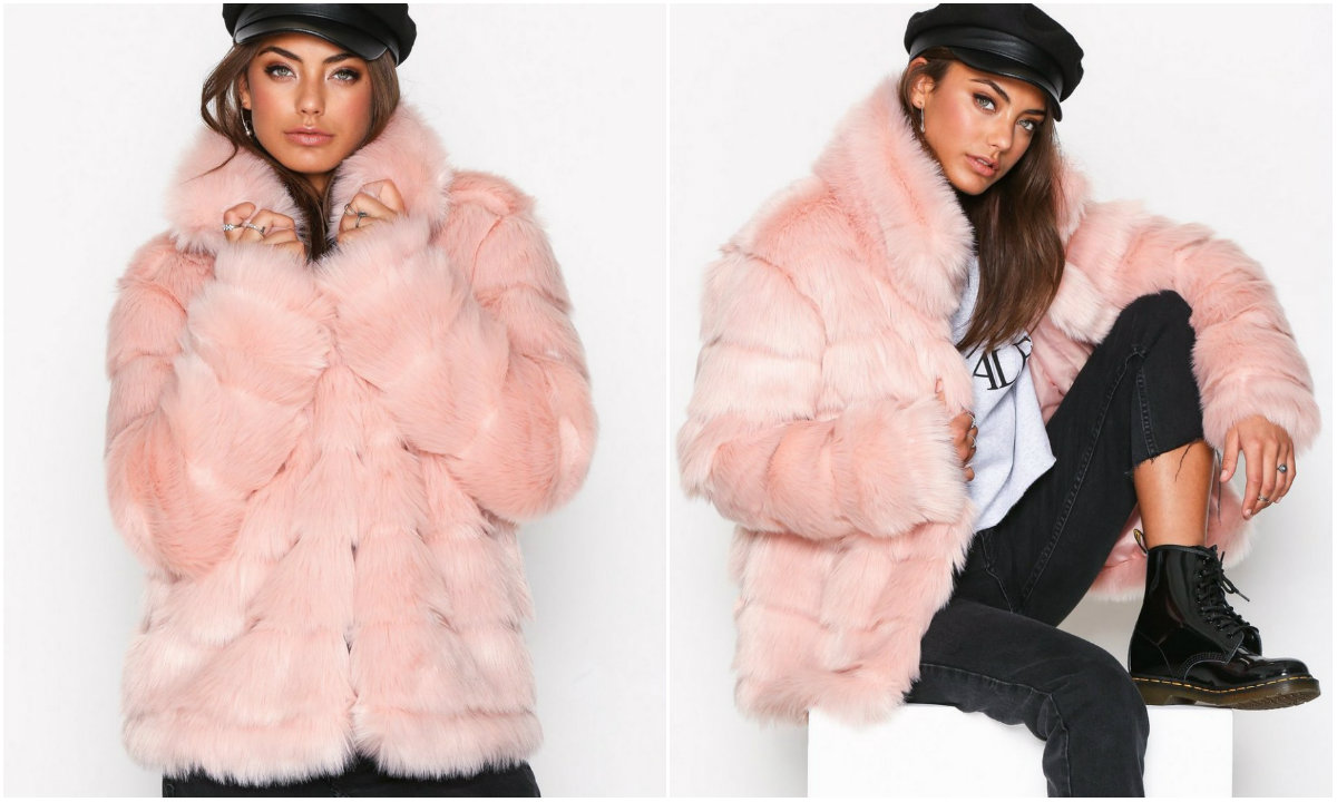 Fake fur pink Nelly Fake fur pink Nelly