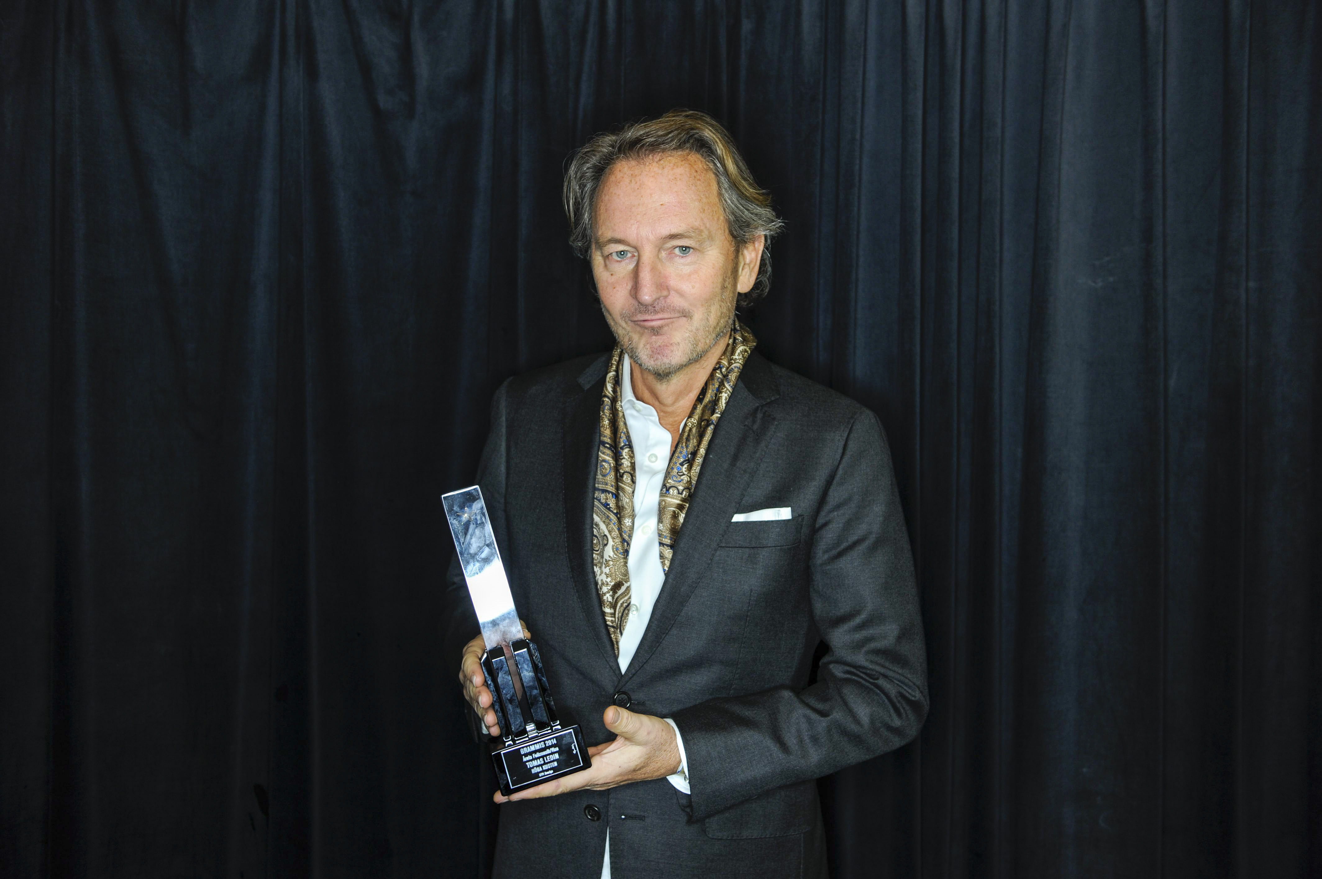 Tomas Ledin vann för årets folkmusik/visa. Tomas Ledin vann för årets folkmusik/visa.