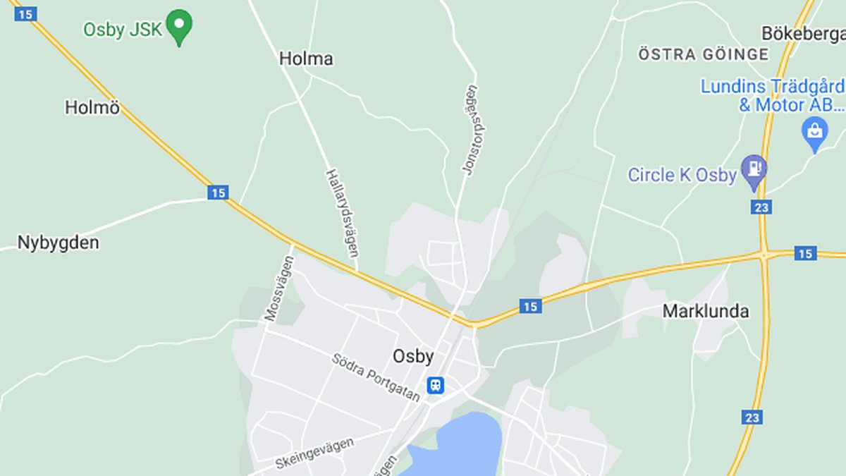 Google maps, Osby