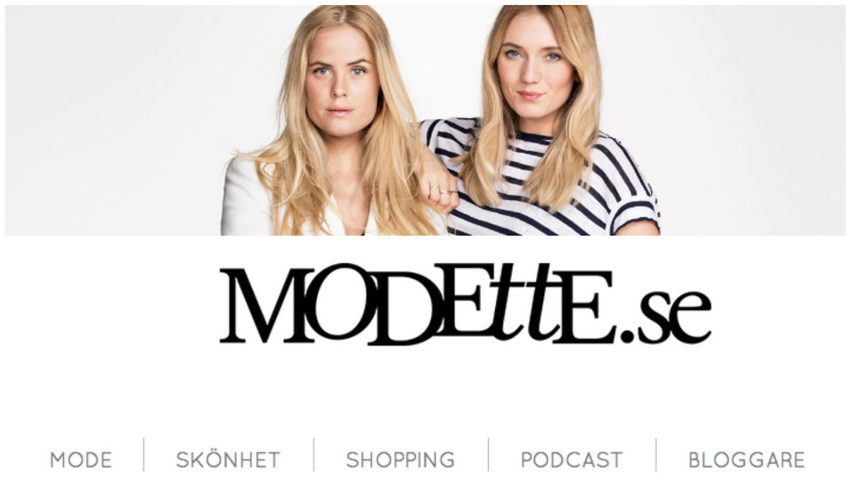 Joanna Fingal, modechef, och Josefin Dahlberg, chefredaktör på Modette. 