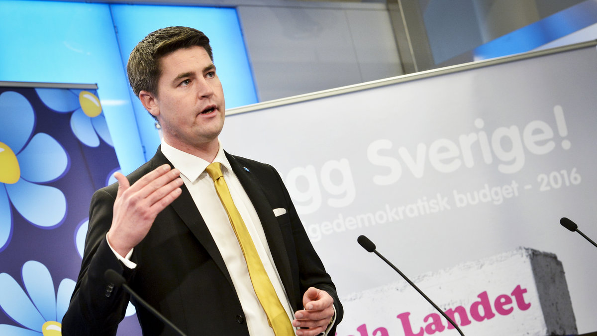 Sverigedemokraternas Oscar Sjöstedt. 