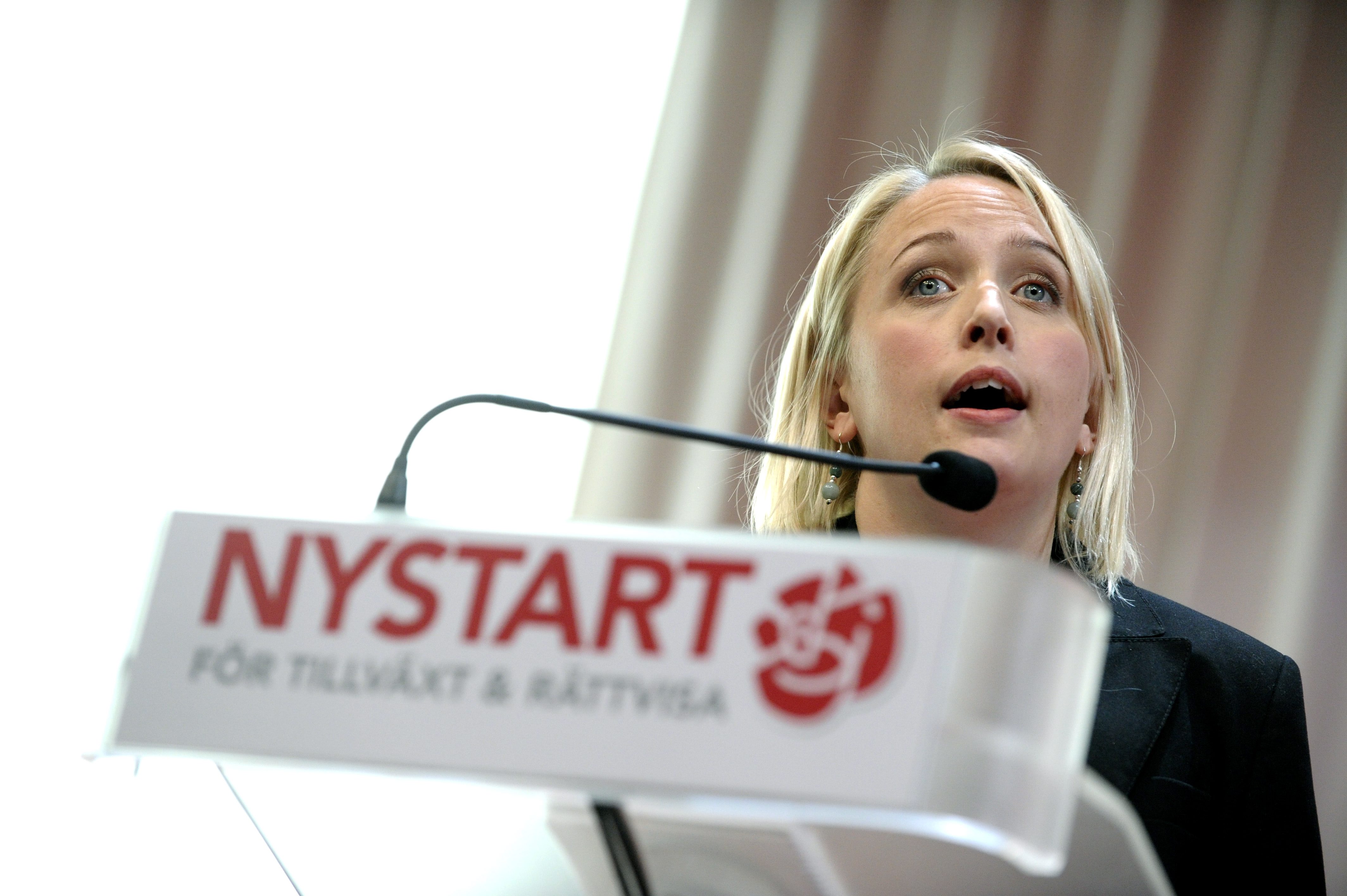 Jytte Guteland ser en grön framtid för socialdemokraterna.