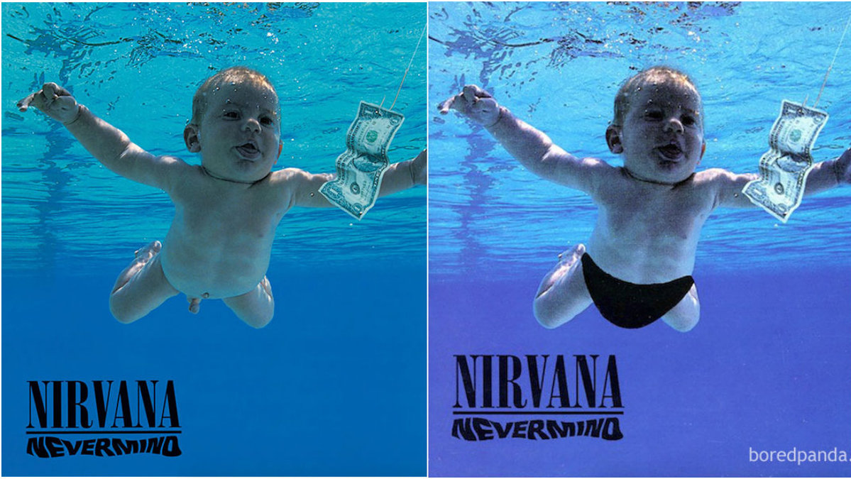 Till och med Nirvanas skiva blir cencurerad. 