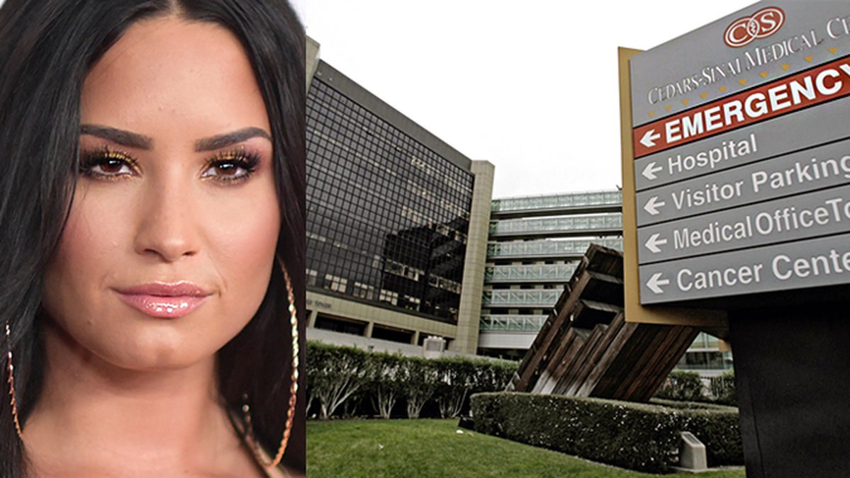 Demi Lovato vårdas på Cedars Sinai i Los Angeles.