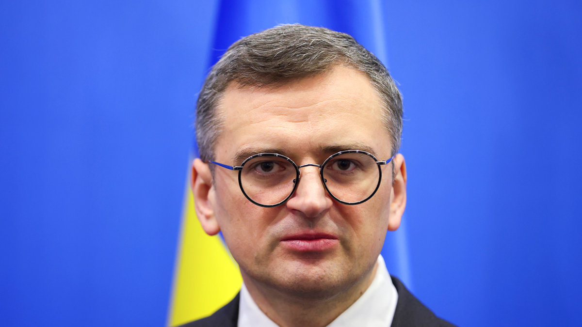 Ukrainas utrikesminister Dmytro Kuleba. Arkivbild.