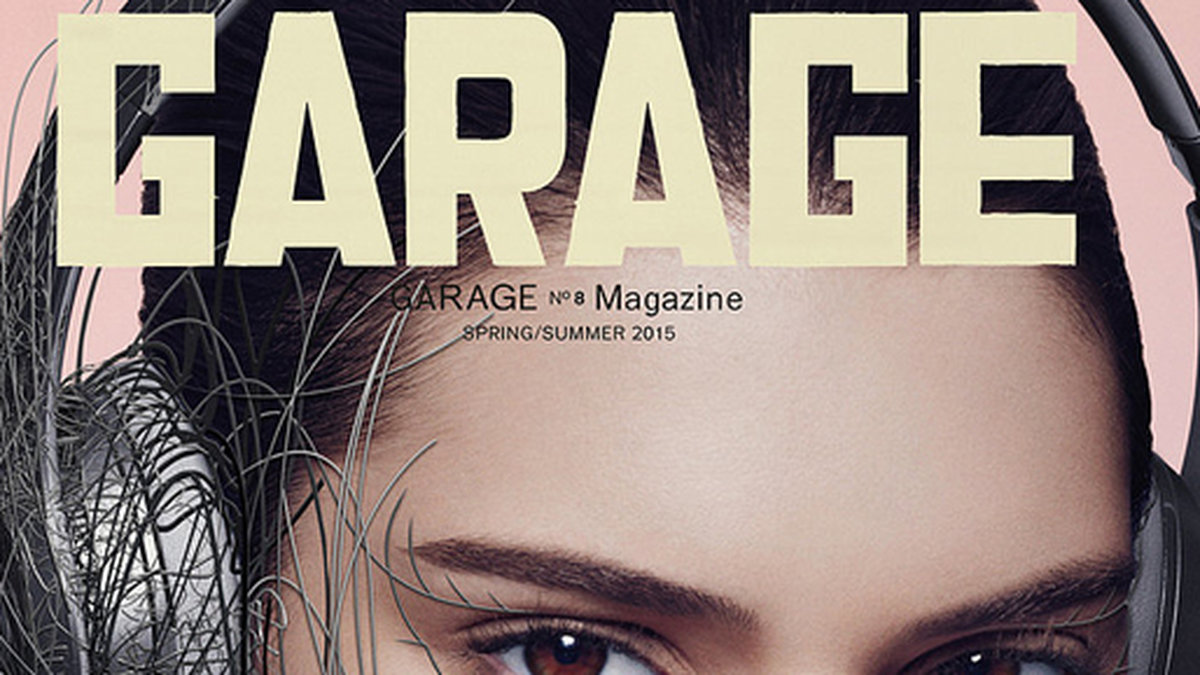 Kendall Jenner på omslaget till Garage. 