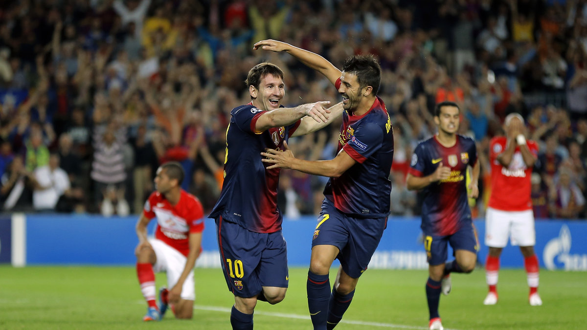 Lionel Messi räddade Barcelona från ett praktfiasko i första Champions league-matchen.