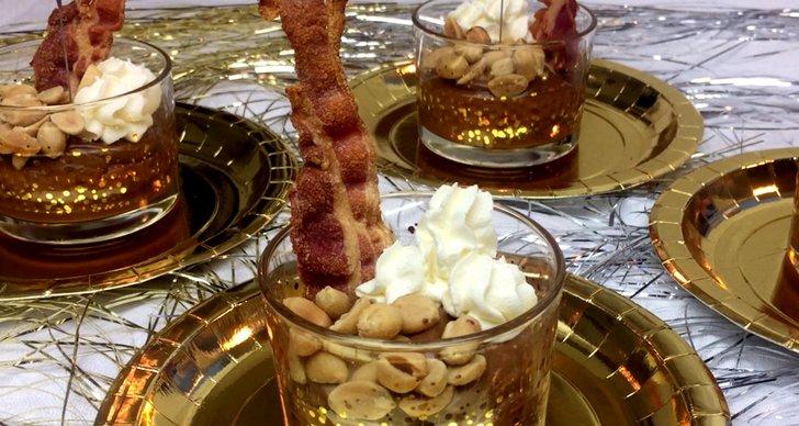 Choklad, dessert, Bacon