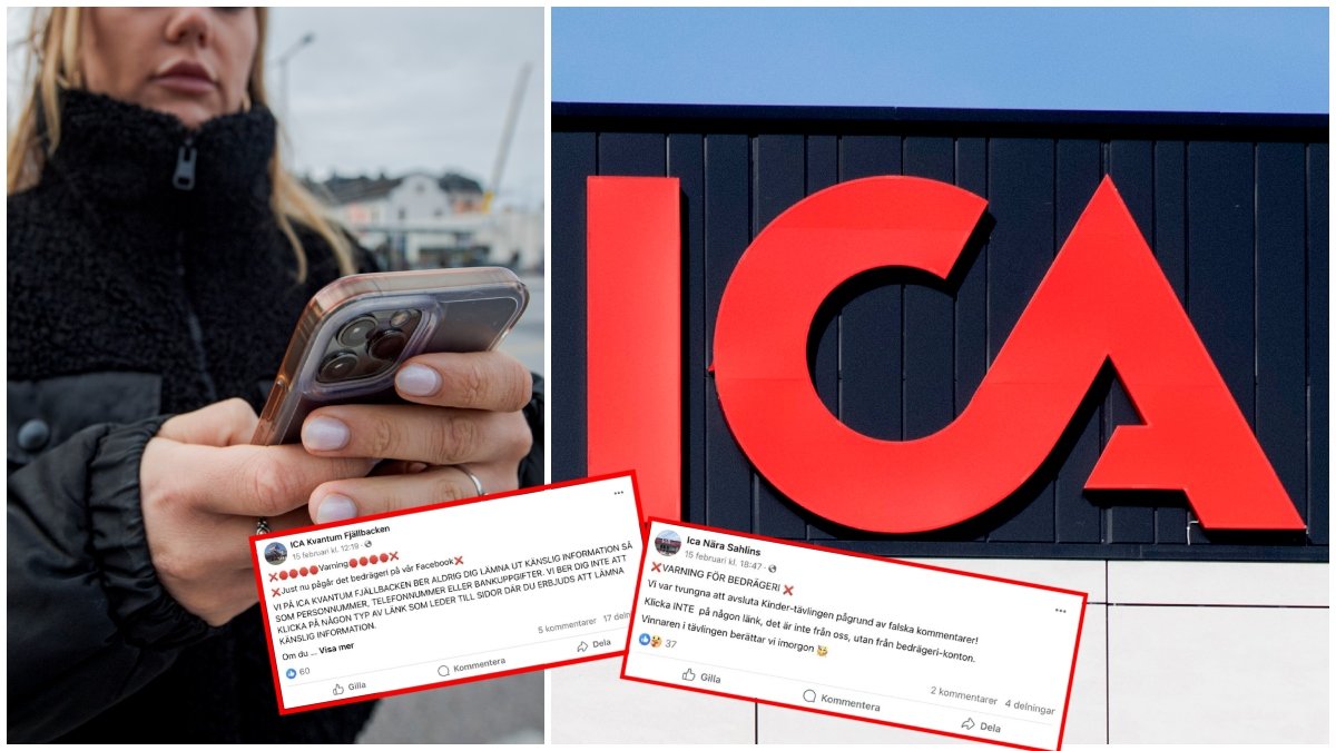 Bedragare utnyttjar Ica-handlarnas tävlingar i sociala medier.