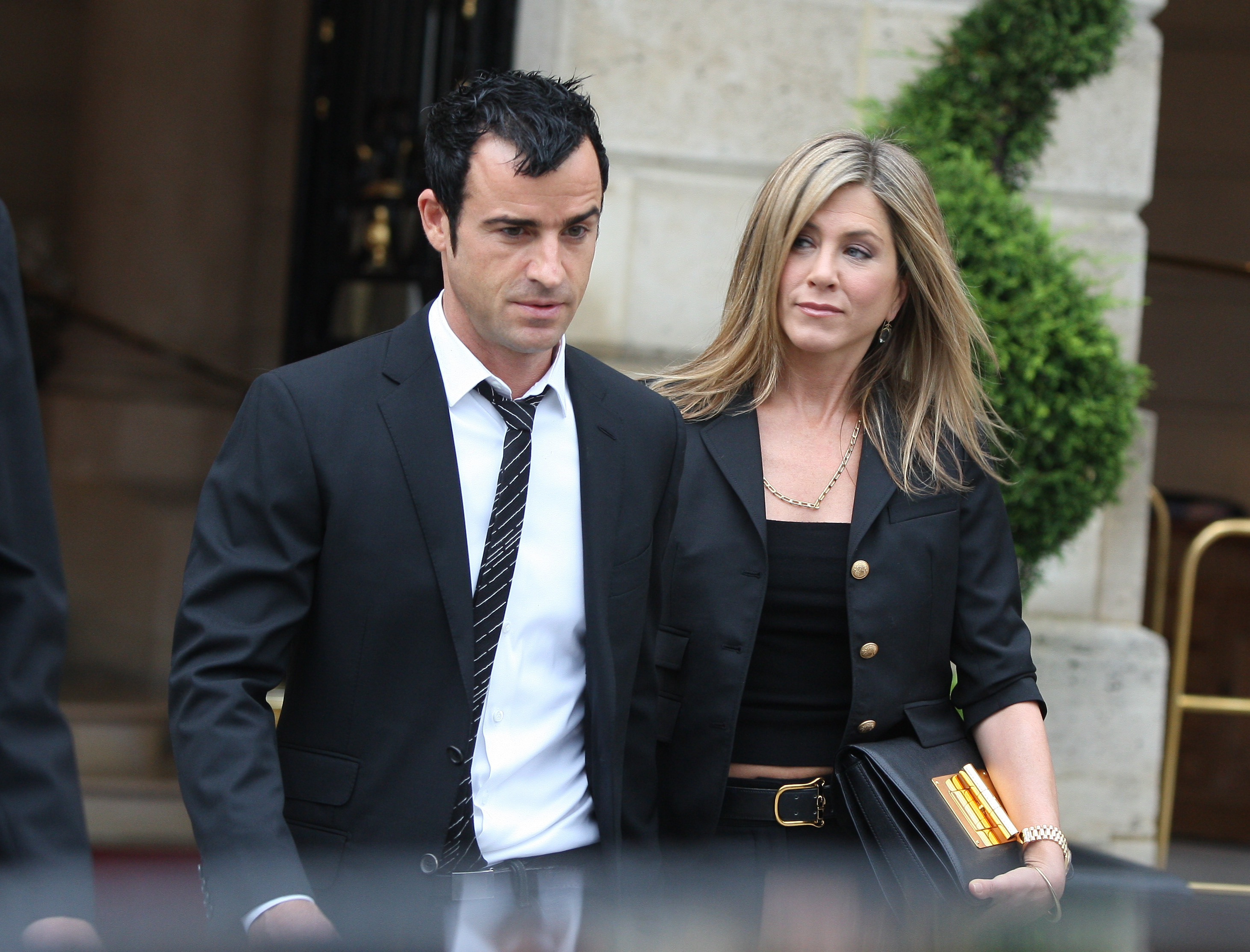 Jennifer Aniston och Justin Theroux. Jennifer Aniston och Justin Theroux.