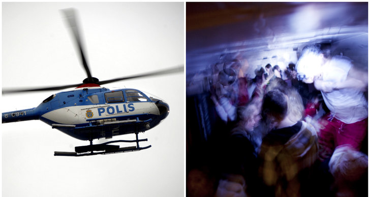 helikopter, Försvunnen person, Vasternorrland, Sökinsats, Studentfest, Polisen