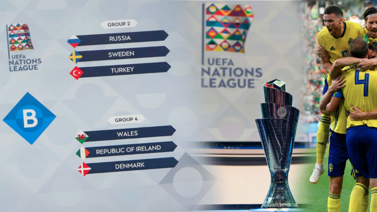 Hösten 2018 så börjar turneringen Uefa Nations League