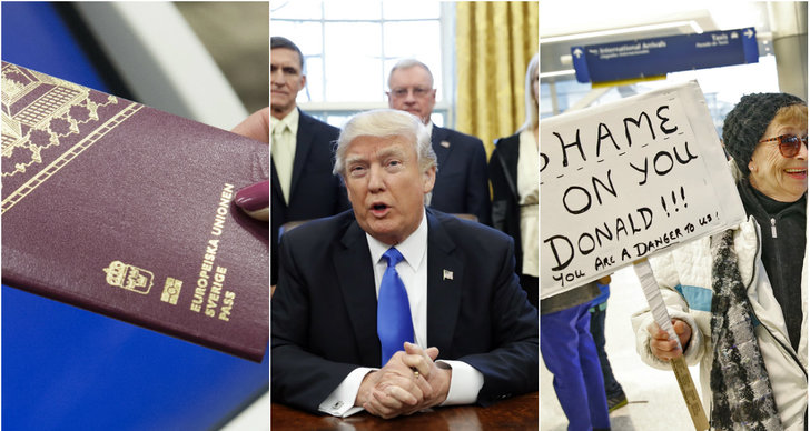 Donald Trump, Dubbla medborgarskap, Inreseförbud