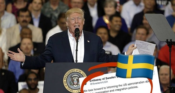 Vita huset, Donald Trump, UD, Margot Wallström, Carl Bildt