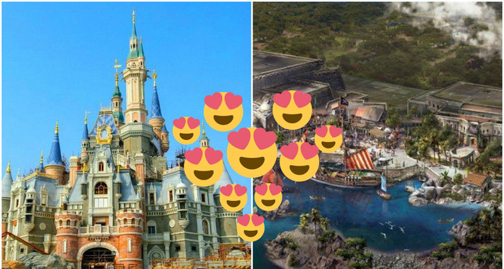 Disney World, Nöjespark, Disney, Disneyland, Shanghai