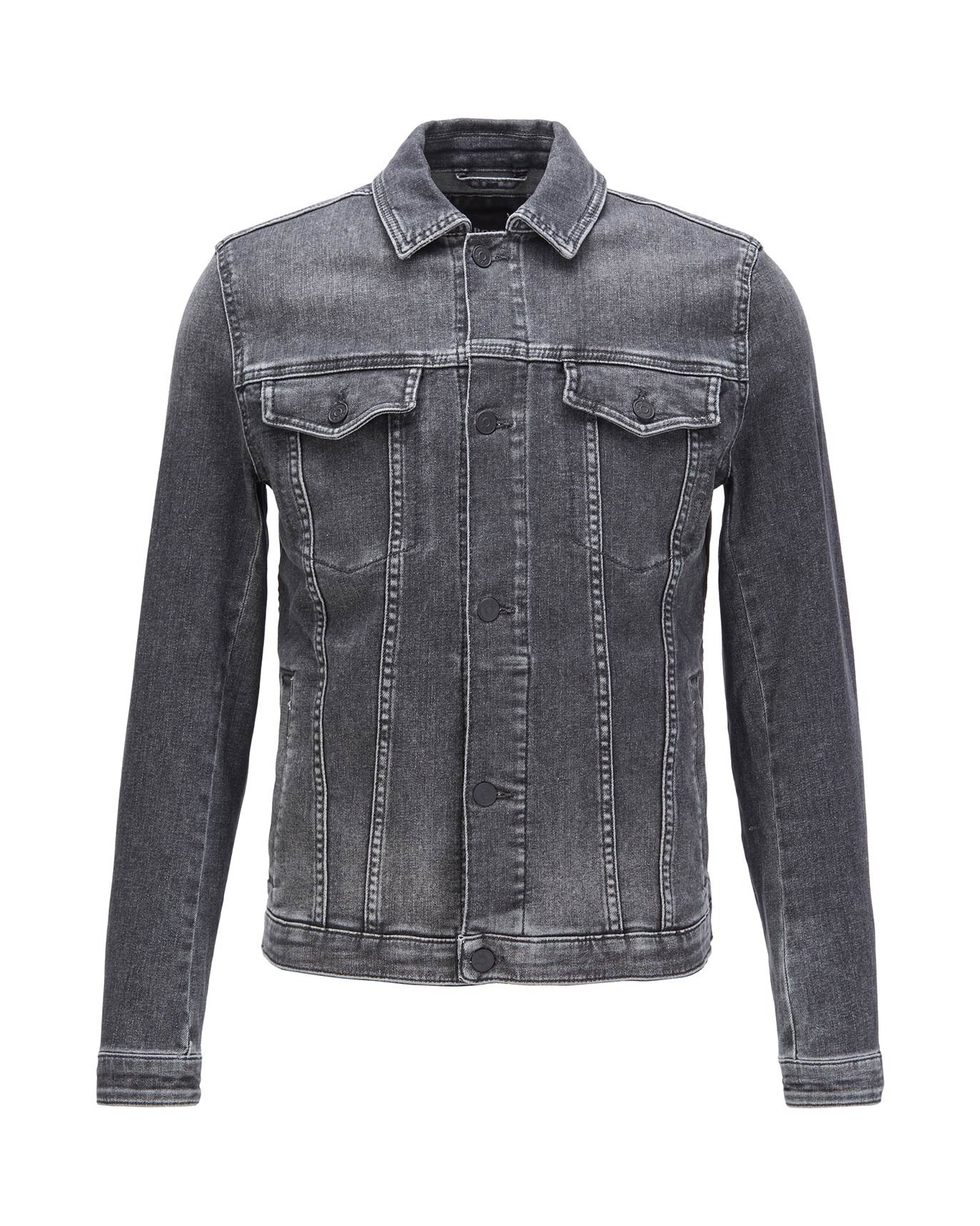 Jeansjacka grå denim Jeansjacka grå denim