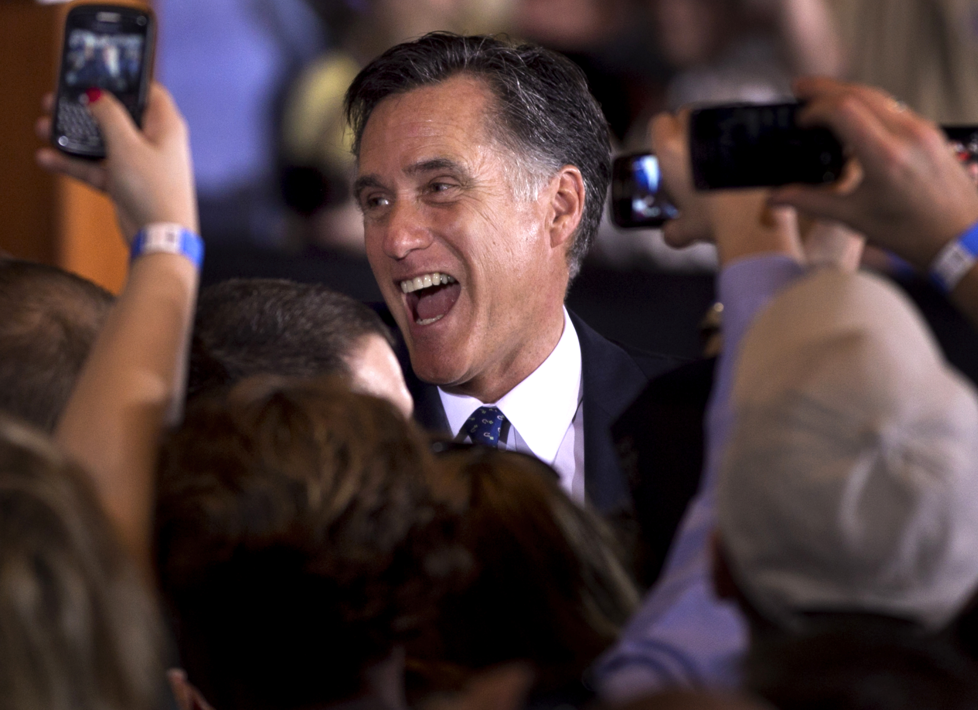 Just nu är det inget Romney behöver oroa sig för, han har en rejäl försprång gentemot de andra republikanerna. 